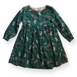 Frugi organic woodland corduroy dress